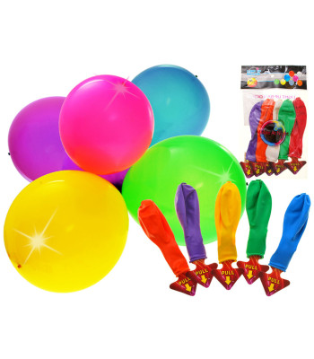 Värvilised LED õhupallid 5tk 30 cm efektne kaunistus