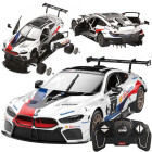 Rastar BMW M8 GTE mudel 1:18 kokkupandav - kaugjuhitav auto RC0708