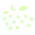Lummavad fluorestsents liblikad ja tähed - helendavad kleebised ZA5681