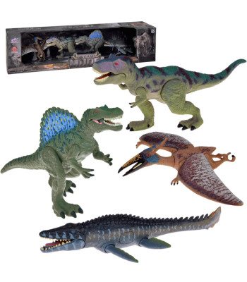 Suurte Dinosaurusfiguuride Komplekt 4 Tükki