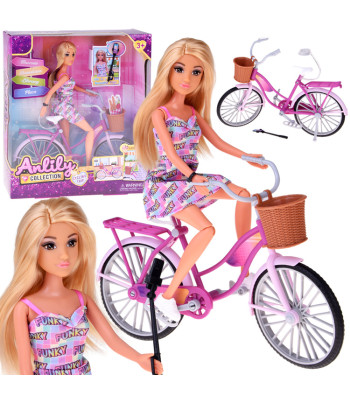 Anlily Nukk Rattaga + Telefon ja Liikuv Selfie Stick ZA5698