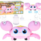 Armas kõndiv KRABI seebimullide masin