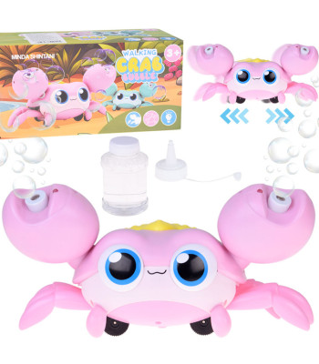 Armas kõndiv KRABI seebimullide masin