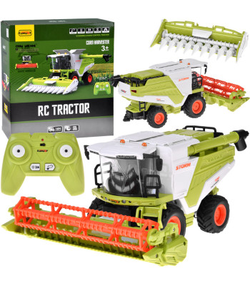 Suur Raadioteel juhitav Kombain Viljale ja Maisile Suitsu Valguse ja Heliga RC0716