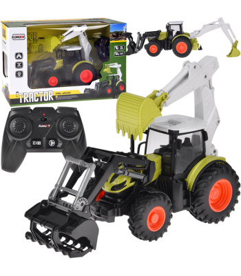 Telerajaga juhitav ekskavaator-laadur buldooser RC0718