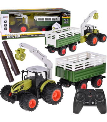 Kaugjuhitav traktor haagisega