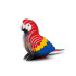 3D Papagoi Ara Kartongimudel