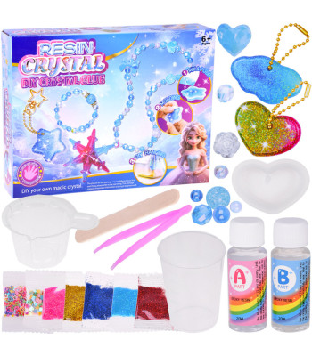 Kristalli kaunistuste DIY komplekt - võtmehoidjad ja ripatsid