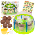 Väikese Aedniku Komplekt - BIO Kasvuhoone Seemned Potid Taimede Kasvatamine