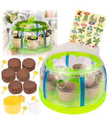 Väikese Aedniku Komplekt - BIO Kasvuhoone Seemned Potid Taimede Kasvatamine