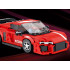 Punane sportauto tehnilised klotsid