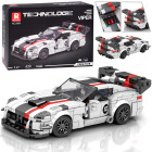 Tehnilised klotsid - Valge Viper Spoileriga Sportauto