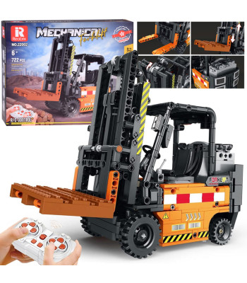 Konstruktori klotsid - kaugjuhitav kahveltõstuk 722 tükki