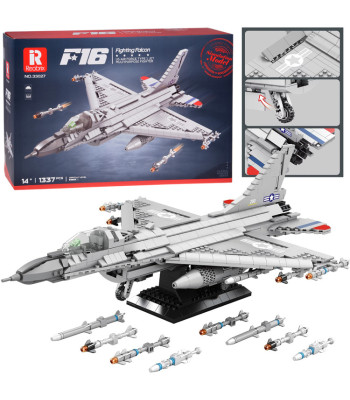 Reobrix Konstruktiivklotsid Lennuk Hävitaja F16 1337tk ZA5801
