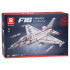 Reobrix Konstruktiivklotsid Lennuk Hävitaja F16 1337tk ZA5801