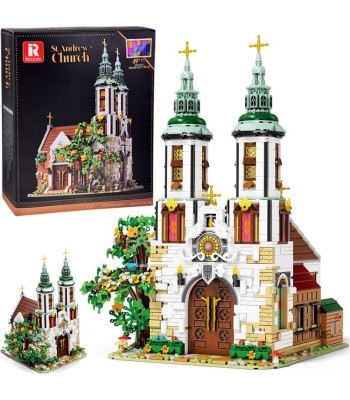 Konstruktorikomplekt Valgustusega Püha Andrease Kirik Krakówis