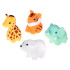 Kummist Loomad Vanniks Mängimiseks 4-tükiline Komplekt