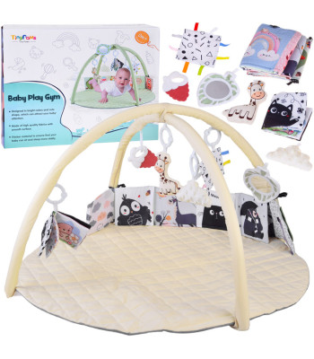 Hariduslik mängumatt koos kaarte ja mänguasjadega