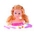 Soengutegemise nukk 20 cm BLOND NUKK koos juuksuri tarvikutega