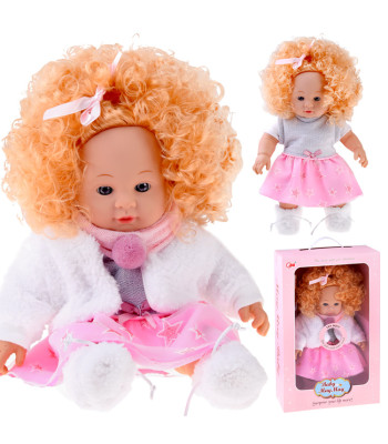 Interaktiivne nukk ALICIA 32cm blondide lokkidega - räägib ja laliseb