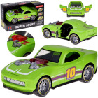 Võidusõiduauto valgustuse ja heliefektidega