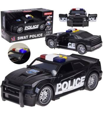 Politseiauto SWAT heliefektidega