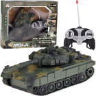 Kaugjuhitav RC-tank, pöörlev torn, valgustus ja realistlikud helid RC0728