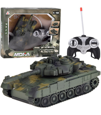 Kaugjuhitav RC tank pöörleva torniga