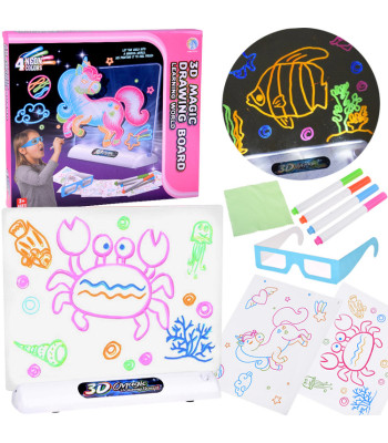 3D Joonistuslaud LED-valgustusega