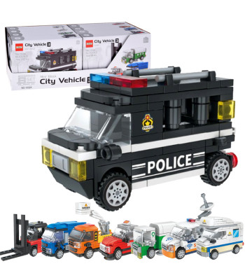 Ehitusklotsid CITY VEHICLE 3 mudelit: linnasõidukid ZA5853