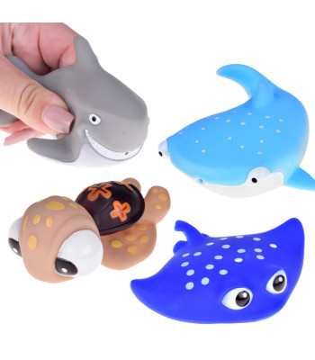 Kummist vannimänguasjad x4 Kilpkonn Hai Vaal Raid ZA5858