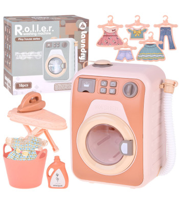 Automaatne Pesumasin-Kuivati 2in1 Lastele Pöörlev Trummel Tarvikutega ZA5870