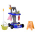Laste puhastustarvikute komplekt – käru koos tarvikute ja tolmuimejaga ZA5873