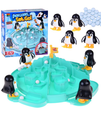 Osavusmäng 'Pingviinid liikuma!' - jäälahing lumepallidega GR0767