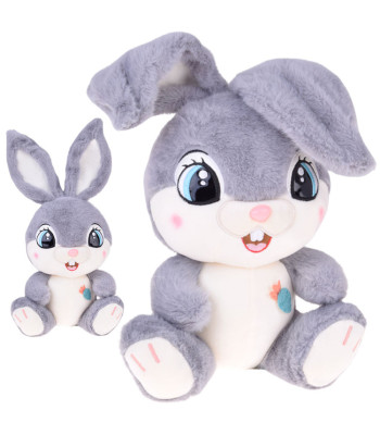 Pehmoinen Jänes 40 cm Armas hall Jagódek painduvate kõrvadega