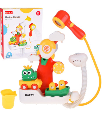 Multifunktsionaalne Vannimänguasi Krokodill Partidega 4in1