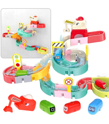 Kylpyammeen lelu autojen liukumäki vesiradalla 37 osaa ZA5926