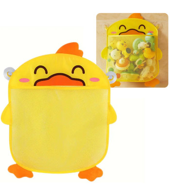 Mänguasjade hoidja vannituppa - kollane pardike