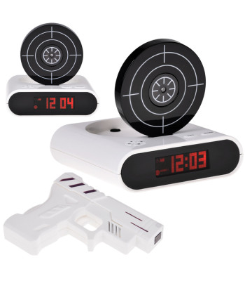 Püstoliga äratuskell sihtmärgiga