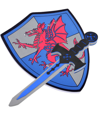 Rüütli komplekt kilbi ja vahust mõõgaga – Ohutu seiklus ZA1278CZ