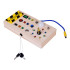 Puidust Montessori Manipulatsioonitahvel - LED-tulukesed ZA5944