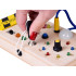 Puidust Montessori Manipulatsioonitahvel - LED-tulukesed ZA5944