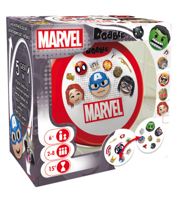 Rebel Kaardimäng Dobble Marvel Emoji - ümmargused mängukaardid