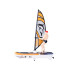 Kaugjuhitav valgustusega windsurfer, vees liikuv RC0740