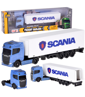 Maisto Licentseeritud Metallauto Traktor SCANIA 770S + Haagis
