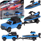 Maisto litsentseeritud metallauto Ford Bronco 2021 + paat 1:64 ZA5969