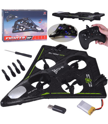 Kaugjuhitav kerge droon LED-efektidega ja akrobaatikaga 360° RC0751