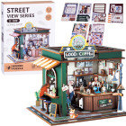 Puidust 3D Pusle Kohvik 120 detaili