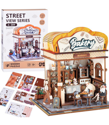 Puidust 3D Pusled – Pagariäri Täis Maitset ja Valgust