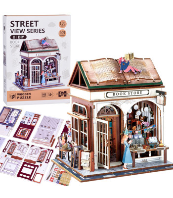 Puidust 3D Pusled - Raamatupood